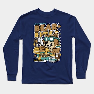 Retro Cereal Box Bear Bites // Junk Food Nostalgia // Cereal Lover Long Sleeve T-Shirt